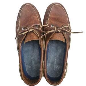 G H Bass Women's Castoff Slide on‎ Leather Non Marking Loafers Sz 10 M Brown